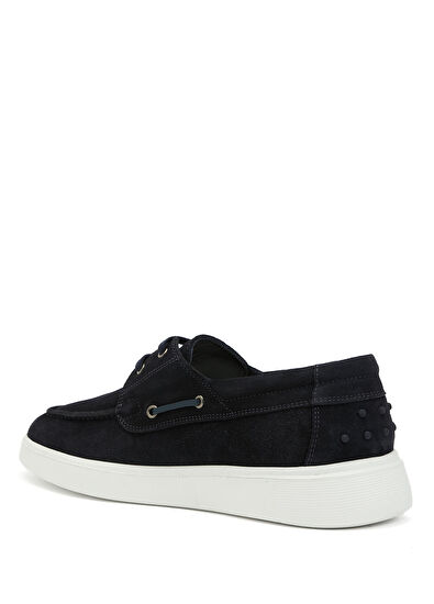 Beymen Club Navy Blue Men's Suede Sneaker - 3