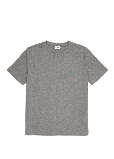 Beymen Club Gri Melanj T-shirt - 7