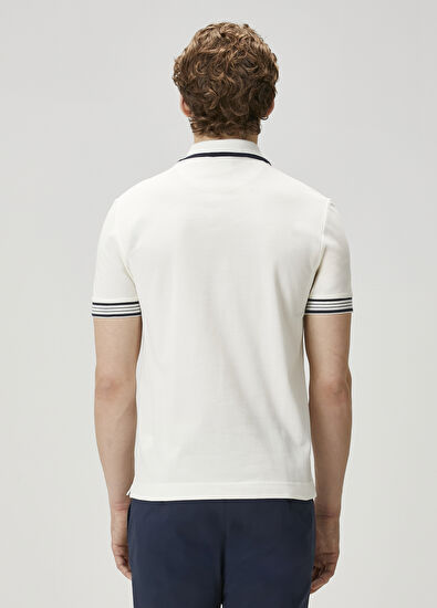 Beymen Club White Stripe Detailed T-Shirt - 5
