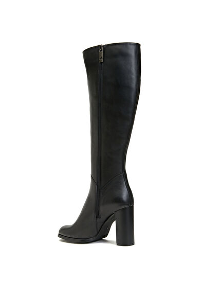 Beymen Club Black Womens Leather Boots - 3