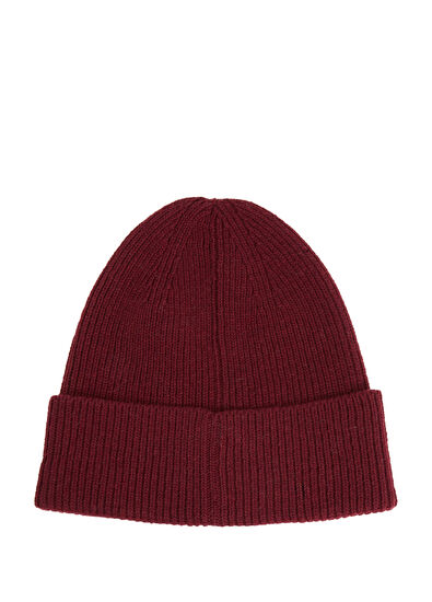 Beymen Club Burgundy Goose Accessory Women's Wool Beanie - 4