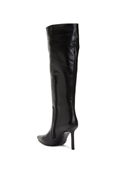 Beymen Club Black Women's Leather Boots - 3