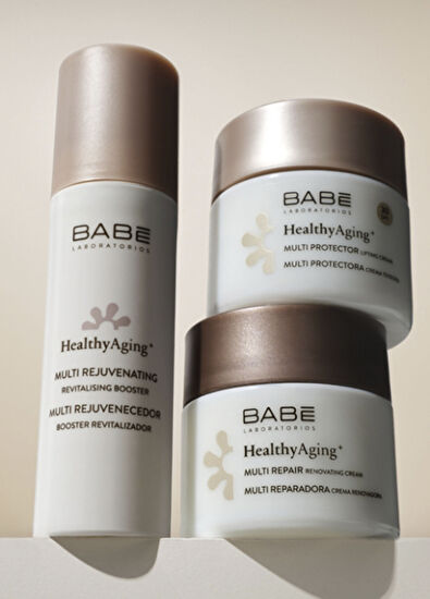 Babe Laboratorios Healthyaging+ Multi Protector Cream SPF30 Güneş Koruyuculu Lifting Yüz Kremi 50 ml  - 5