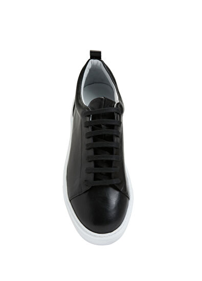 Beymen Club Siyah Erkek Deri Sneaker - 4