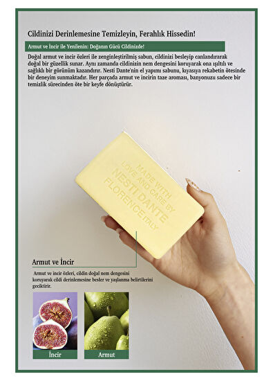 Nesti Dante Villa Sole Fichi D'India di Taormina Vegan Bakım Sabunu 250 gr - 3