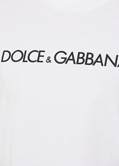Dolce&Gabbana T-Shirt With White Logo - 4