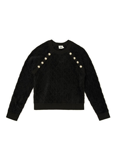 Beymen Club Siyah Bisiklet Yaka Kapitoneli Kazak - 7