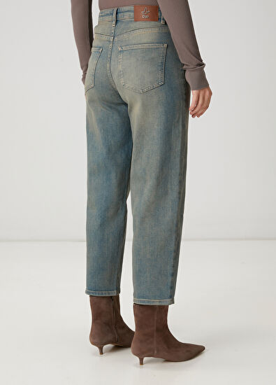 Beymen Club Mavi Tapered Fit Jean Pantolon - 4