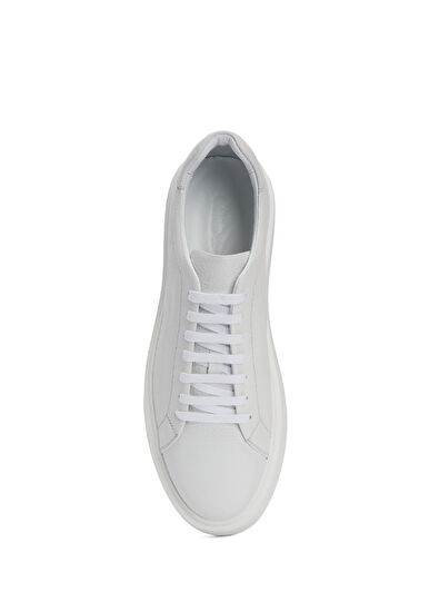Beymen Club Beyaz Erkek Deri Basic Sneaker - 4