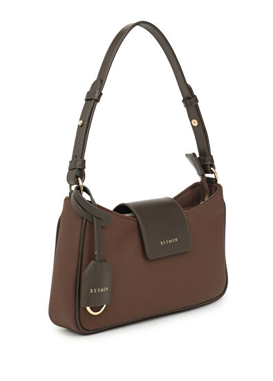 Nyluxe Koyu Kahverengi Kadın Çanta - Görsel 4