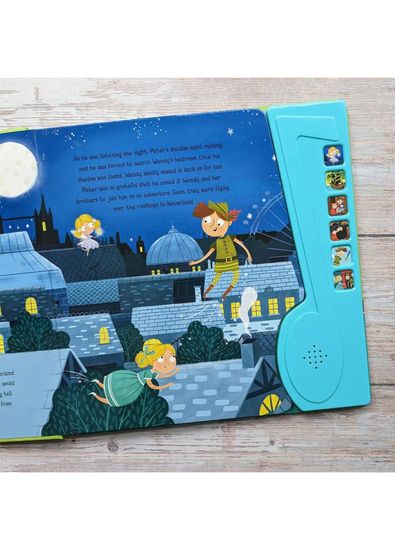 North Parade Publishing - Peter Pan Jumbo 6 Button Sound Book Yabancı ...
