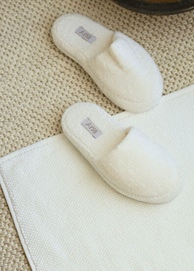 Irya Velluna Ekru Pamuklu Havlu Banyo Paspası 50 x 80 cm - 3