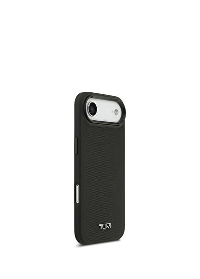 Tumi iPhone 17 Air Siyah Deri Noktalı Dizayn Magsafe Uyumlu Telefon Kılıfı - 4