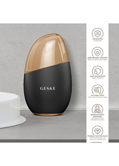 Geske Cool & Warm Face Massager Siyah Soğutma & Isıtmalı Yüz Masaj Aleti  - 6
