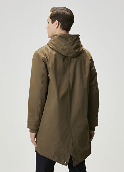 Beymen Club Haki Kapüşonlu Parka - 5