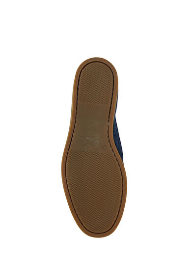 Etro Navy Blue Men's Suede Loafer - 5