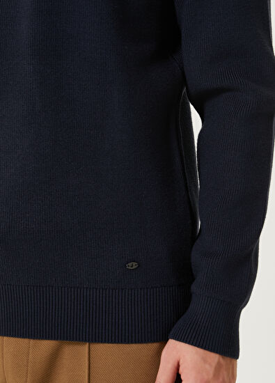 Beymen Club Lacivert Colorblocked Kazak - 6