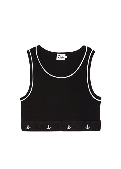 Beymen Club Siyah Logolu Crop Atlet - 7