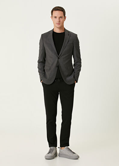 Beymen Club Anthracite Wool Jacket - 3