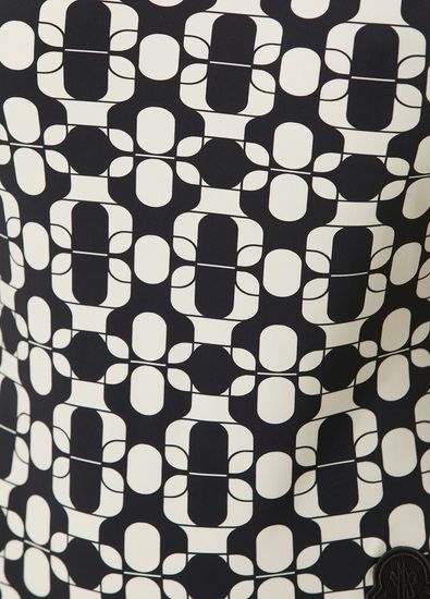 Moncler Black White Patterned Swimsuit - 5