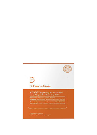 Dr. Dennis Gross Vitamin C Lactic Biocellulose Shine Repair Sheet Face Mask - 3