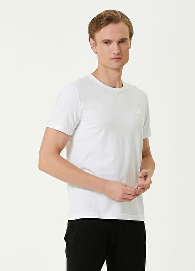 Beymen Club Beyaz Basic T-shirt - 3