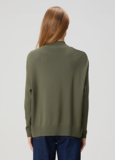 Beymen Club Haki Batik Desenli Kazak - 5