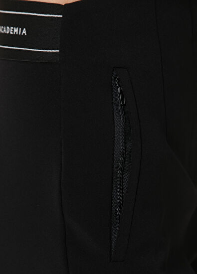 Academia Black Logo Taped Trousers - 5