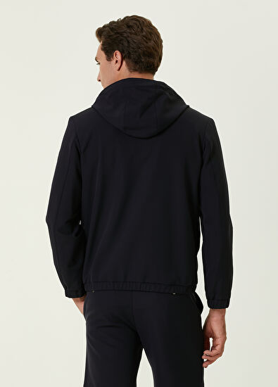 Beymen Club Lacivert Kapüşonlu Teknik İnce Mont - 4