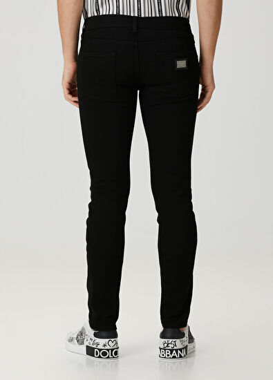 Dolce&Gabbana Siyah Jean Pantolon - 3