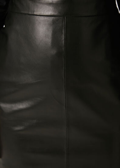Beymen Club Black Midi Leather Skirt - 5