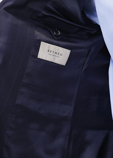 Drop 7 Lacivert Yün Takım Elbise - Görsel 12