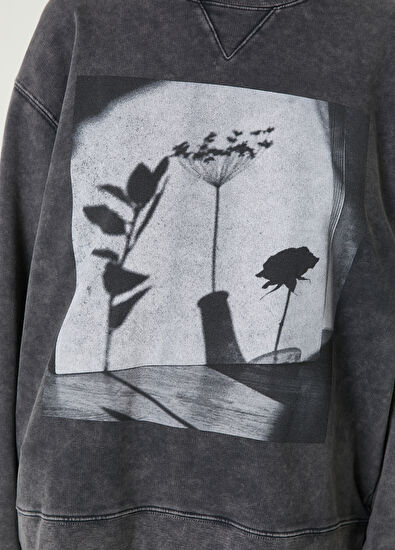 Antrasit Fotoğraf Baskılı Sweatshirt Beymen Club Antrasit Fotoğraf Baskılı Sweatshirt - 5