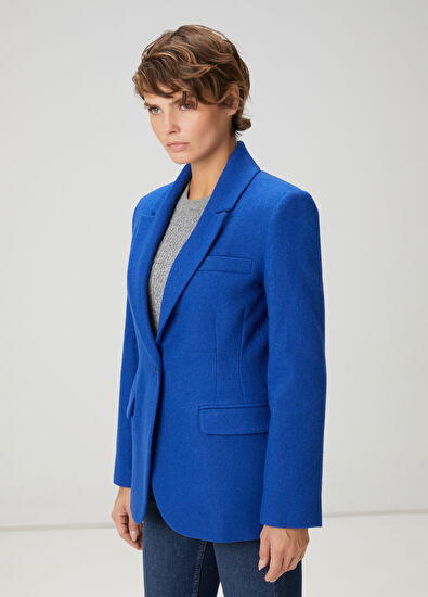 Beymen Club Blue Wool Jacket - 5