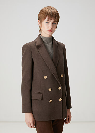 Beymen Club Deve Tüyü Kruvaze Kaşmir Blazer - 3