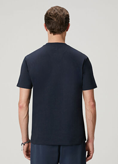 Beymen Club Lacivert Regular Fit Çizgili T-shirt - 6
