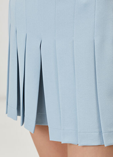 Beymen Club Light Blue Crepe Skorts - 5