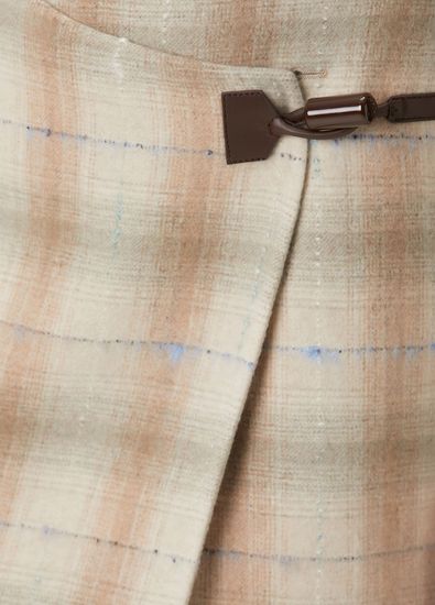 Loewe Beige Mini Wool Skirt - 5