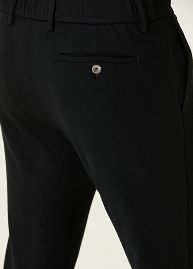 Marco Pescarolo Evo Siyah Yün Pantolon - 4