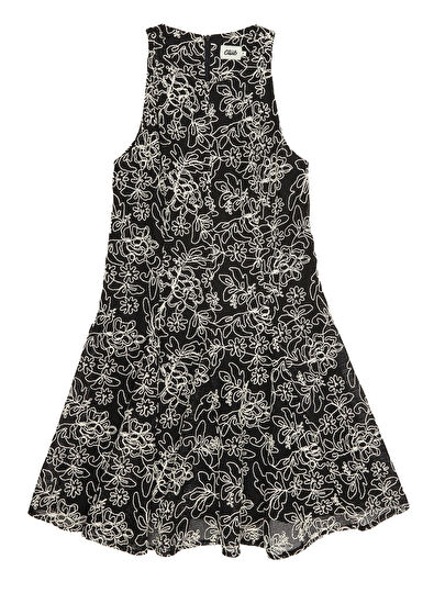 Beymen Club Siyah Desenli Mini Elbise - 7