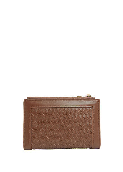 Beymen Club Brown Knitted Women's Leather Wallet - 3