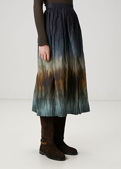 Beymen Club Mavi Kloş Uzun Etek - 3