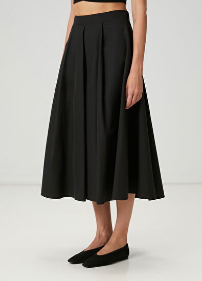 Beymen Club Siyah Midi Etek - 3