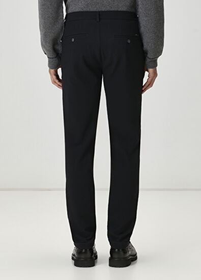 Beymen Club Navy Blue Waist Corded Crinckle Sports Trousers - 3