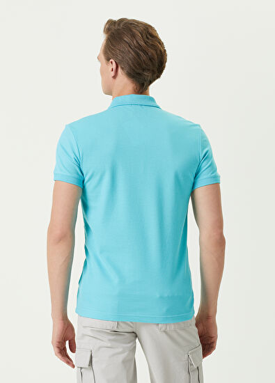 Beymen Club Slim Fit Turkuaz Polo Yaka T-shirt - 4