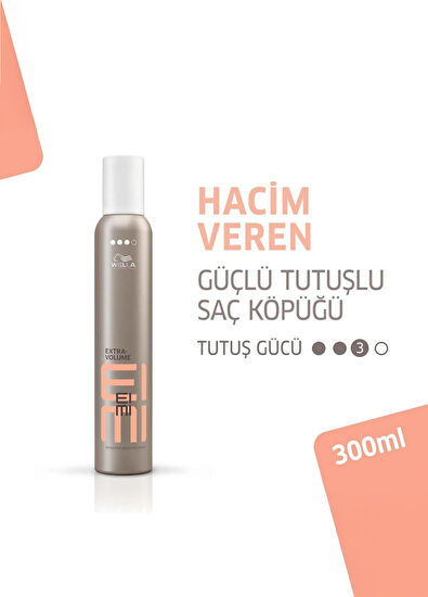 Wella Professionals EIMI Extra Volume Strong Hold Volumizing Hair Mousse 300 ml - 4