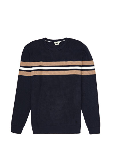 Beymen Club Lacivert Colorblocked Kazak - 7