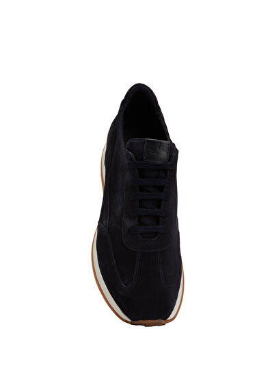Beymen Club Lacivert Erkek Süet Sneaker - 4