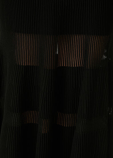 Beymen Club Siyah Midi Triko Elbise - 6