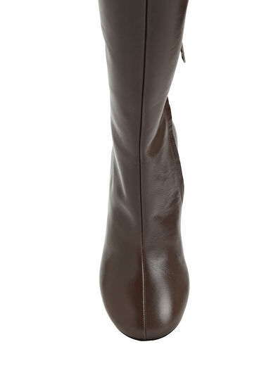 Academia Anthracite Women's Leather Boots - 4